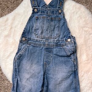 GAP Classic Blue Kids Short Overalls